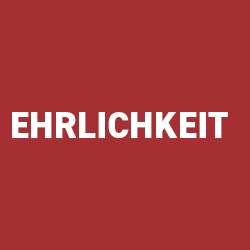 Ehrlichkeit