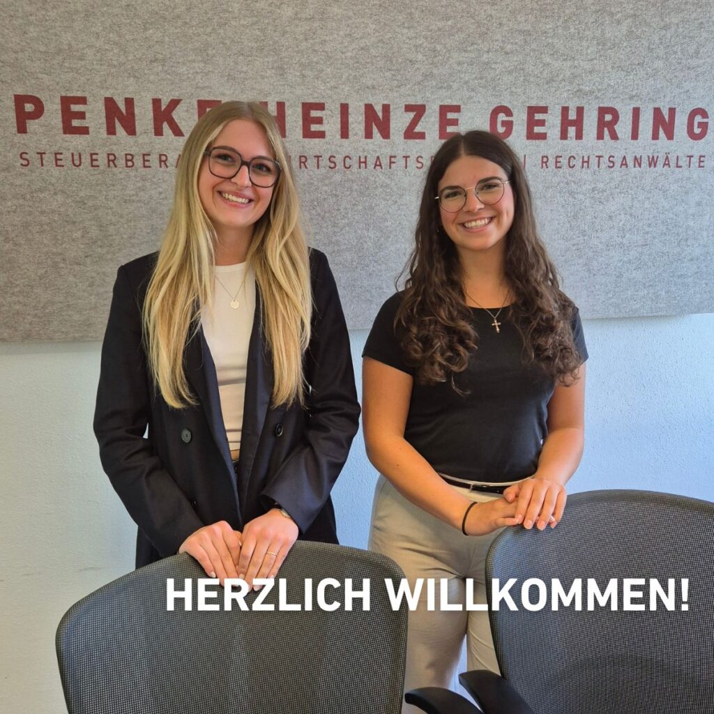 Azubis am ersten Tag